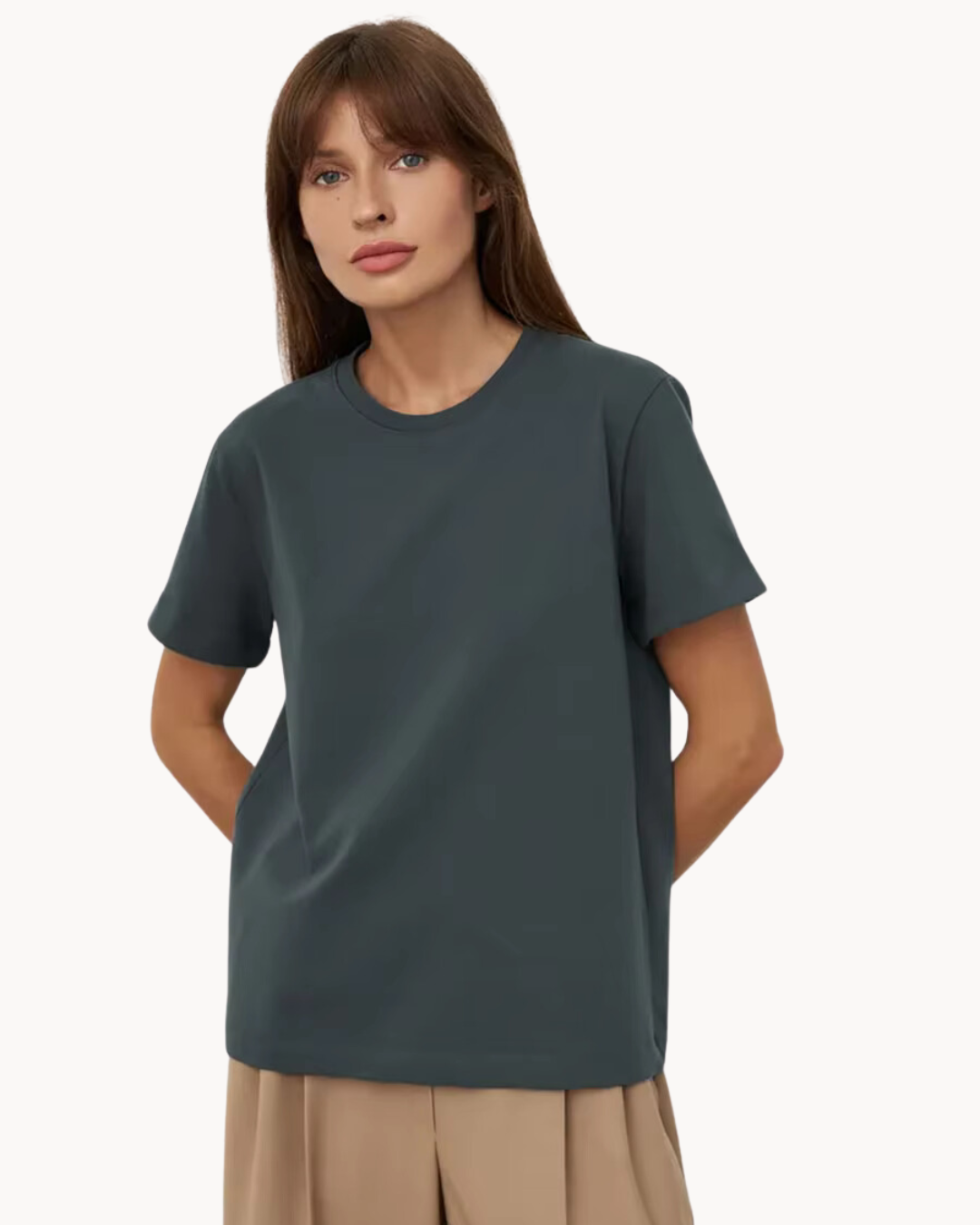 Tina | Classic Colors Essential Cotton Tee