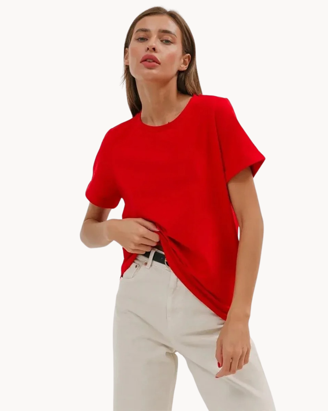 Tina | Classic Colors Essential Cotton Tee