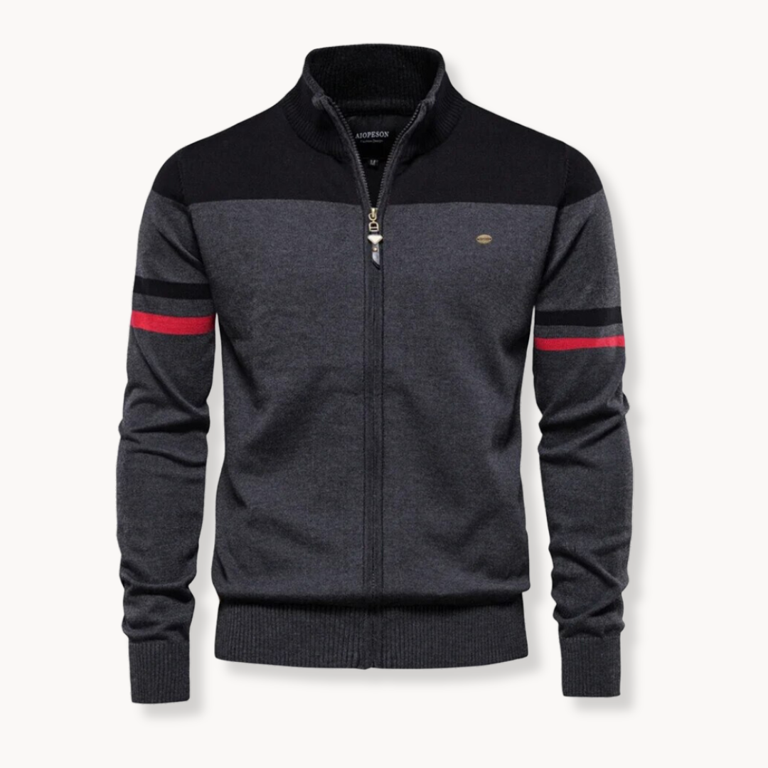 Sean | Casual Zip Sweater for Men