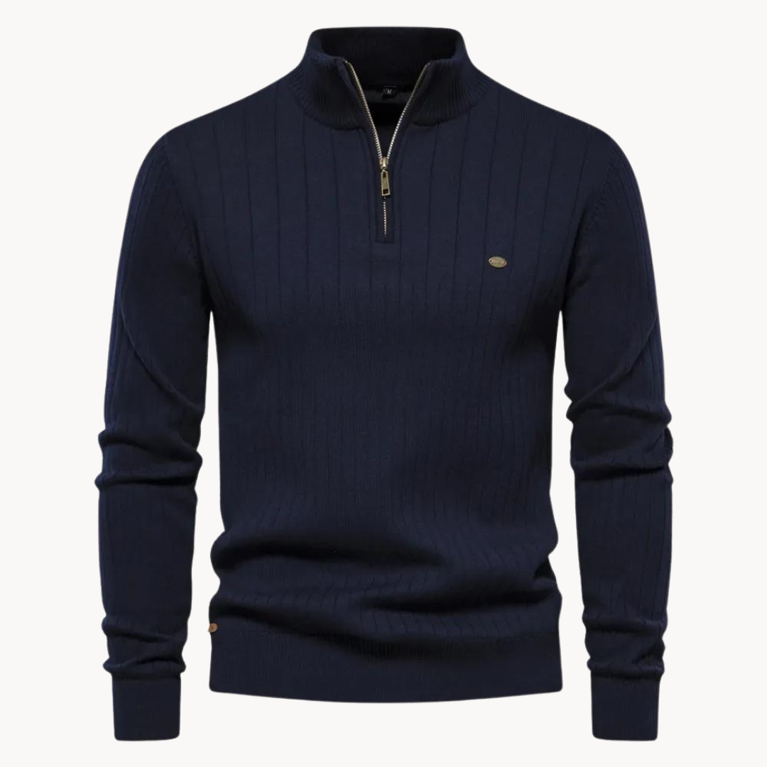 Ray | Cozy Quarter-Zip Sweater for Men