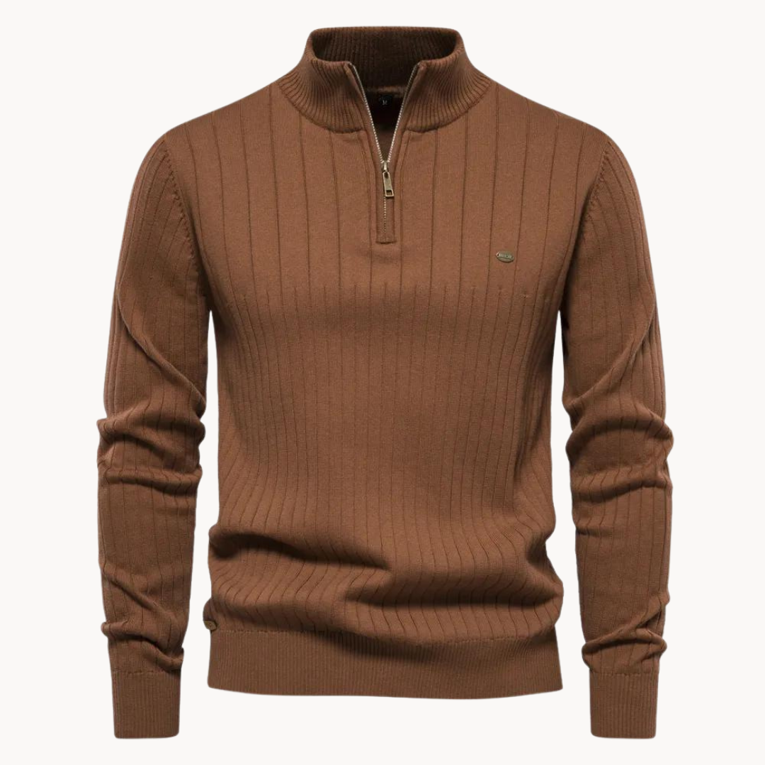 Ray | Cozy Quarter-Zip Sweater for Men