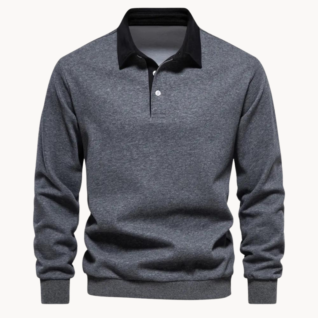 Jack | Modern Casual Polo Sweatshirt